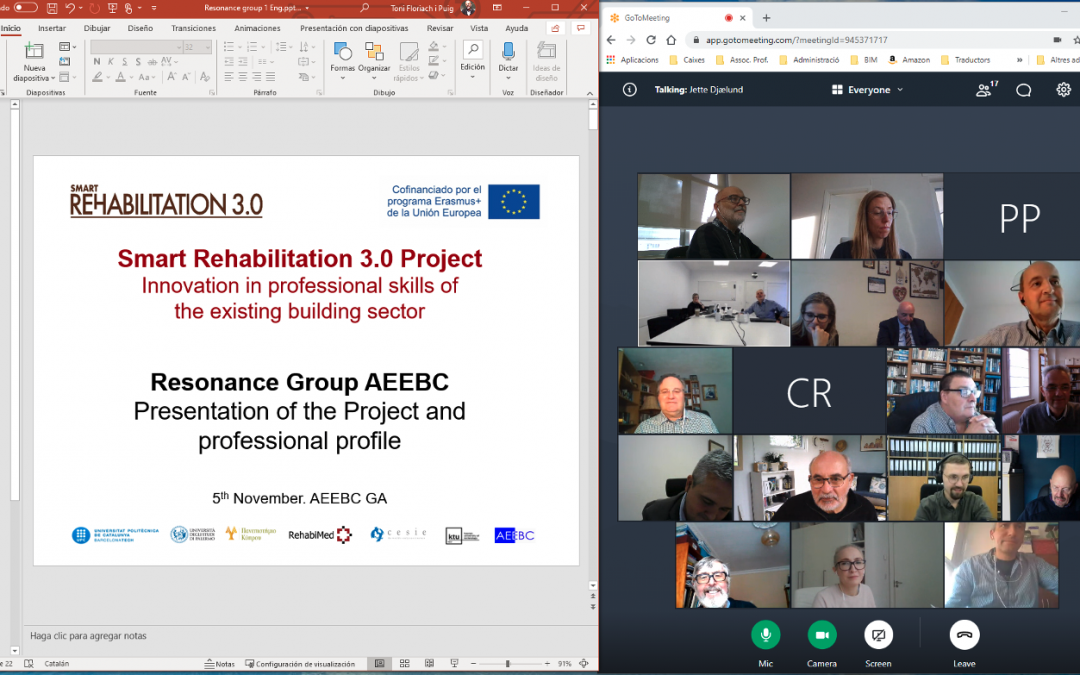 AEEBC Resonance Group on line meeting